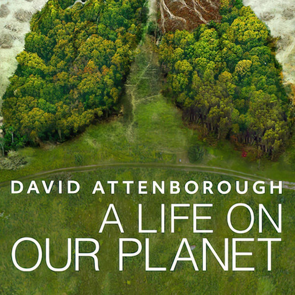 Póster del documental "David Attenborough: A Life on Our Planet"